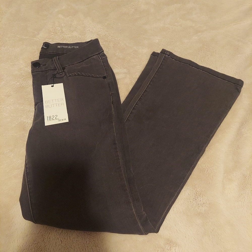 1822 Denim Better Butter Jeans Black Size 4 Petite